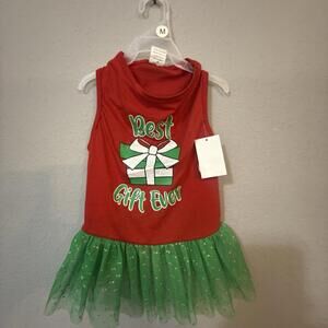 Best Gift Ever Pet Dress By Pet Spirit Size Medium. New With Tags.